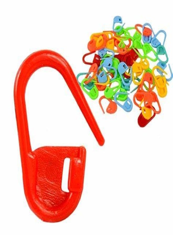 Gemsy Premium Crochet Locking Stitch Markers Set of 60 - Essential Tools for Precise Crocheting - Knitting Stitch Counter - Crochet Hook for Knitting - Perfect for All - Easy to Use - DIY (60) - Image 3